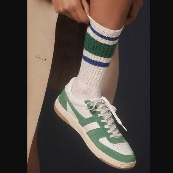 New women's US 10 Gola Hawk II sneakers (from Anthropologie) White Shamrock Gum - Picture 1 of 13